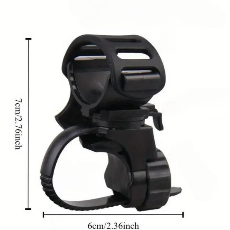 Bicycle Flashlight Holder, 2 Counts set 360° Rotatable Bicycle Flashlight Mount, Waterproof Bicycle Accessories for Outdoor Cycling