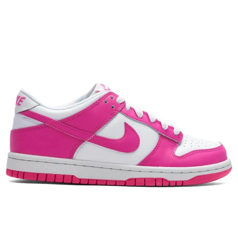 Nike Dunk Low Laser Fuchsia Pink FB9109-102 GS Women's Sizes New