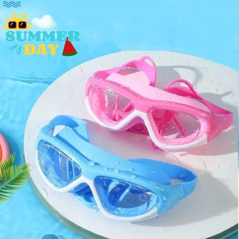 Large Frame Swimming Goggles, Waterproof Anti Fog Swimming Glasses, High Definition Protective Goggles, Water Sports Equipment for Adults