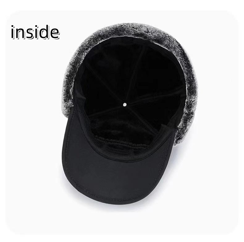 2 in 1 Winter Essentials Warm Hat, Thicken Faux Fur Outdoor Sports Hat with Removable Face Mask,Outdoor Sports Accessories