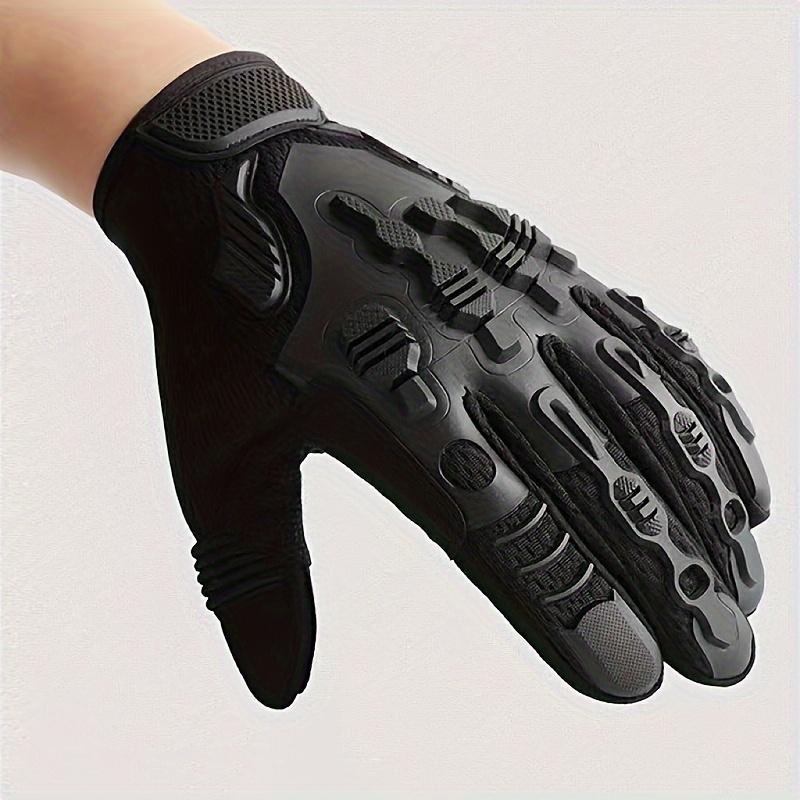 All-Season Full Finger Sports Gloves, Suitable for Outdoor Activities, Riding and Motorcycle Driving-Durable Polyester Material