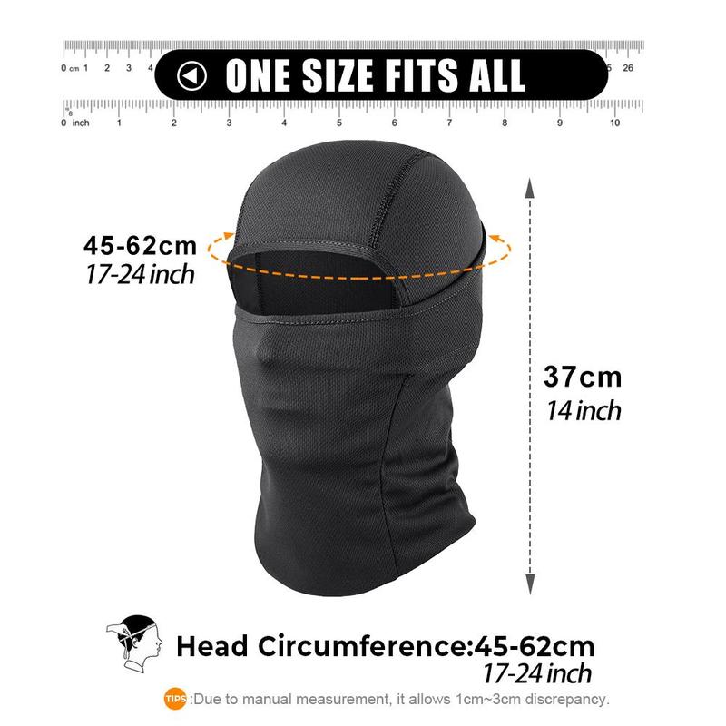 Breathable Full Face Mask, 3 Counts set Sports Balaclava Hat, Quick-dry Cool Face Scarf, Ski Mask, Outdoor Headwear for Motorcycle Cycling Racing Skiing for Men and Women, Gym Equipment, Christmas Gift