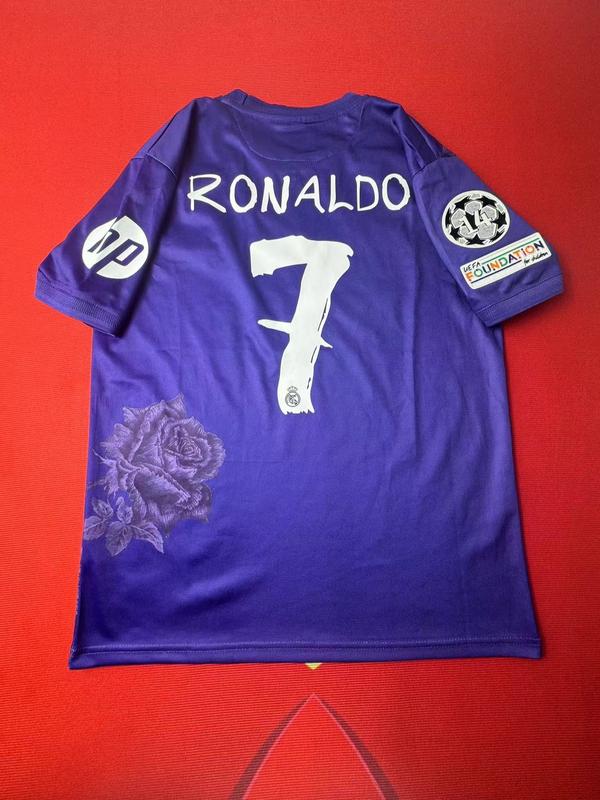 23-24 Madrid purple Kro Bellin Vini Mod Rona Valve Number 5 7 8 10 15 quick-drying fans soccer jerseys