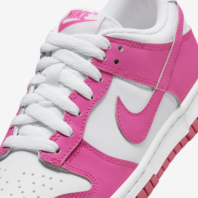 Nike Dunk Low Laser Fuchsia Pink FB9109-102 GS Women's Sizes New