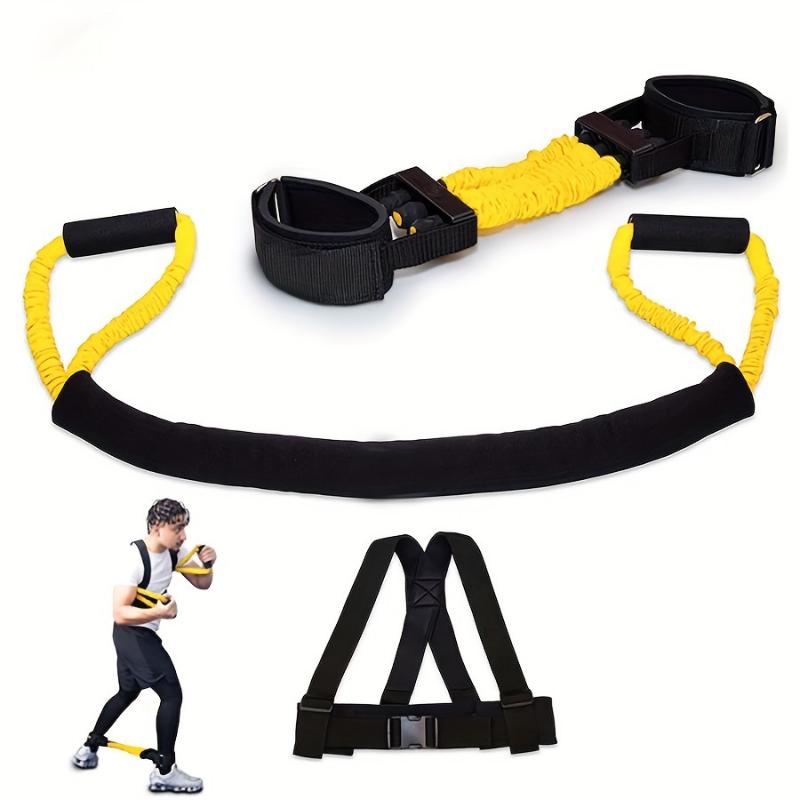 adoptedshop 1 Set Boxing Resistance Bands Kit, Including Training Vest, Resistance Bands, Leg Tension Rope, Suitable For Boxing, Body Stretching, Strength Training