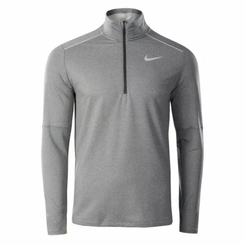 Nike Element 3.0 Quarter Zip Running Top Grey White  BV4721-068 Men's