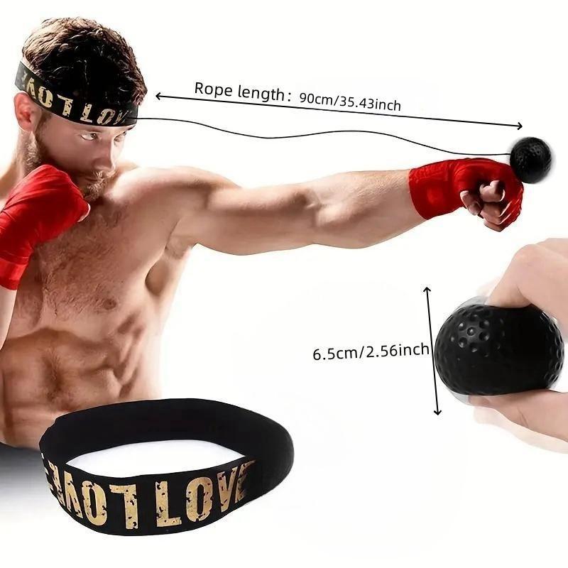 Head-mounted Boxing Ball, Stress Relief Punching Ball, Boxing Training Equipment for Home Gym Workout, Punching Ball for Men & Women