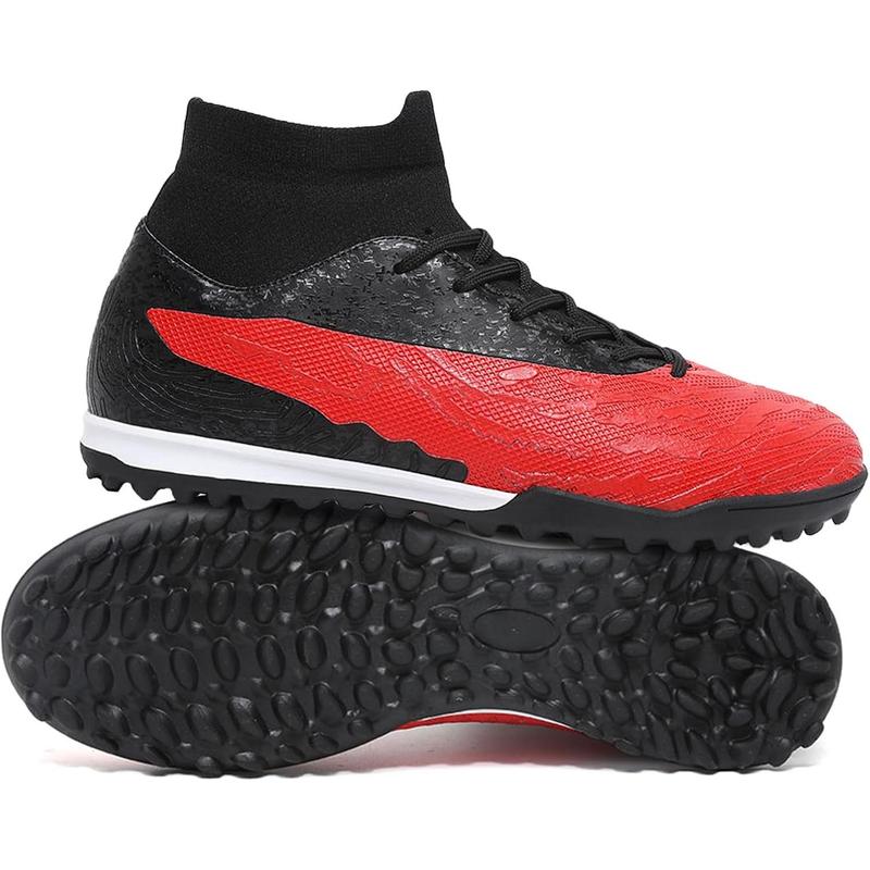 Mens Soccer Cleats Womens Football Cleats Indoor Soccer Shoes for Big Boy TF