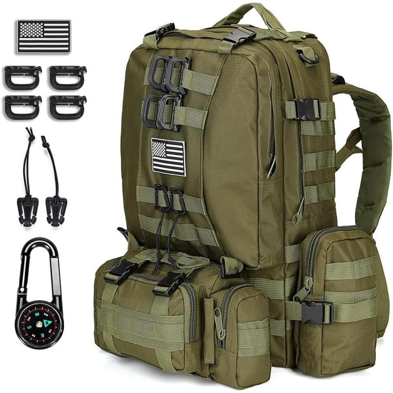 Large Military Tactical Backpack for Men, 40-50L Military Backpack for Men and Women, Bug out Bag Army 3 Days Assault Pack Bag Rucksack with Molle System