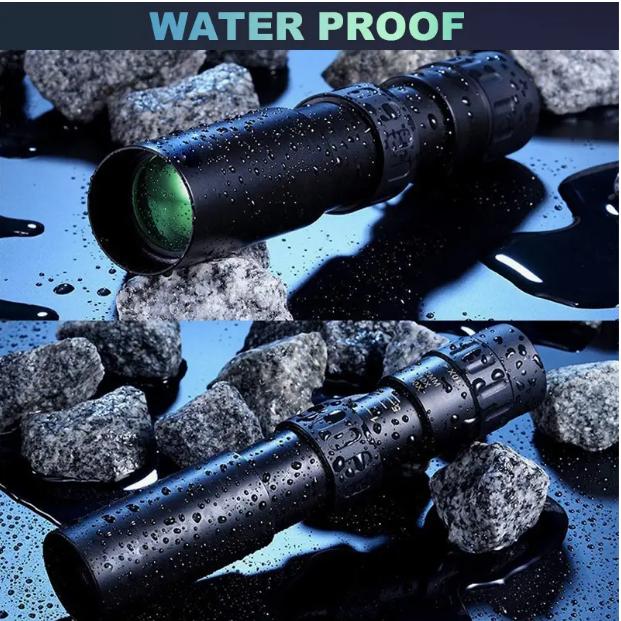 10-300X Zoom HD Portable Strong Binoculars Long Range Professional Spyglass Monocular Telescope Low Night Vision For Hunting