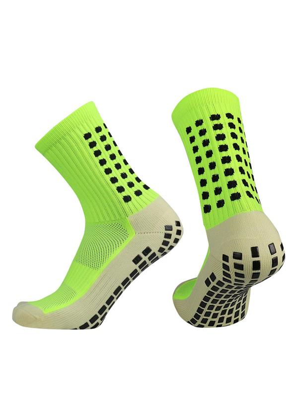 Men's Non-slip Grip Sock Soccer, Breathable Athletic Football Socks, Summer Compression Socks