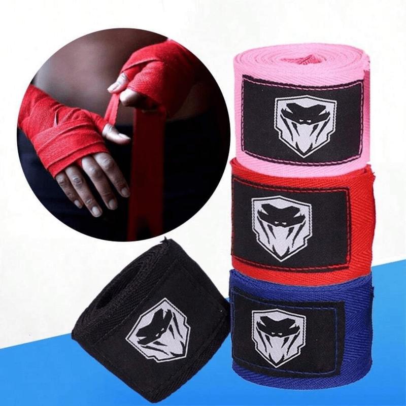 Boxing Training Bandages, 2 Counts Sports Bandages, Hand Wraps for Sanda, Kick Boxing Training, Martial Arts Protective Gear