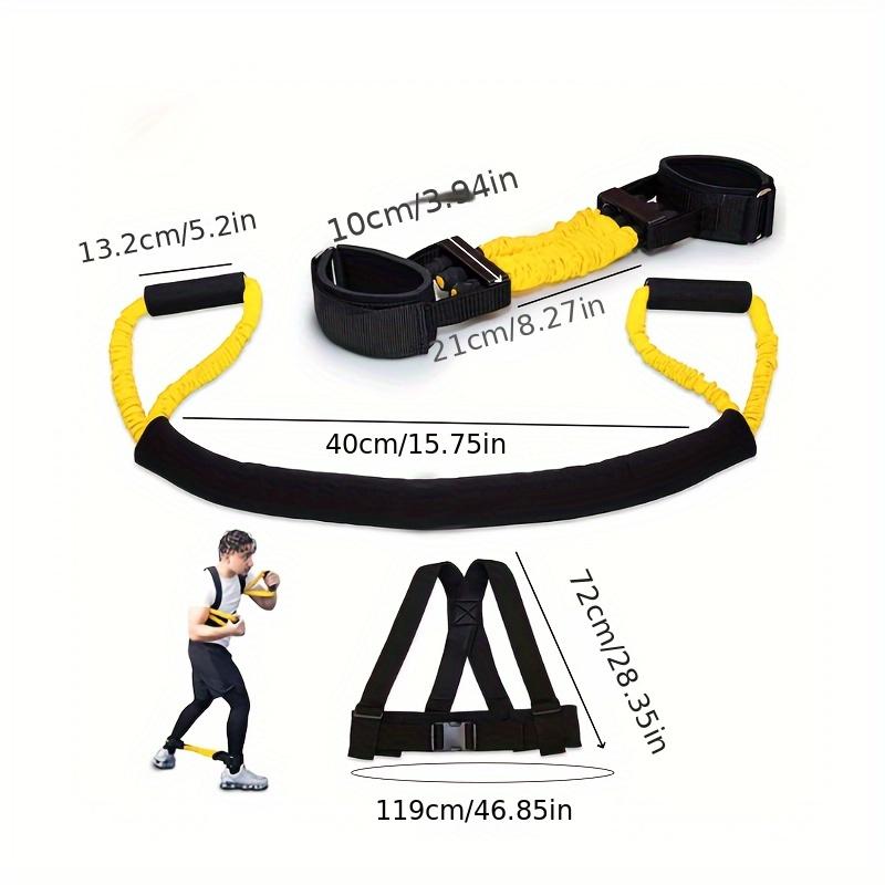 adoptedshop 1 Set Boxing Resistance Bands Kit, Including Training Vest, Resistance Bands, Leg Tension Rope, Suitable For Boxing, Body Stretching, Strength Training