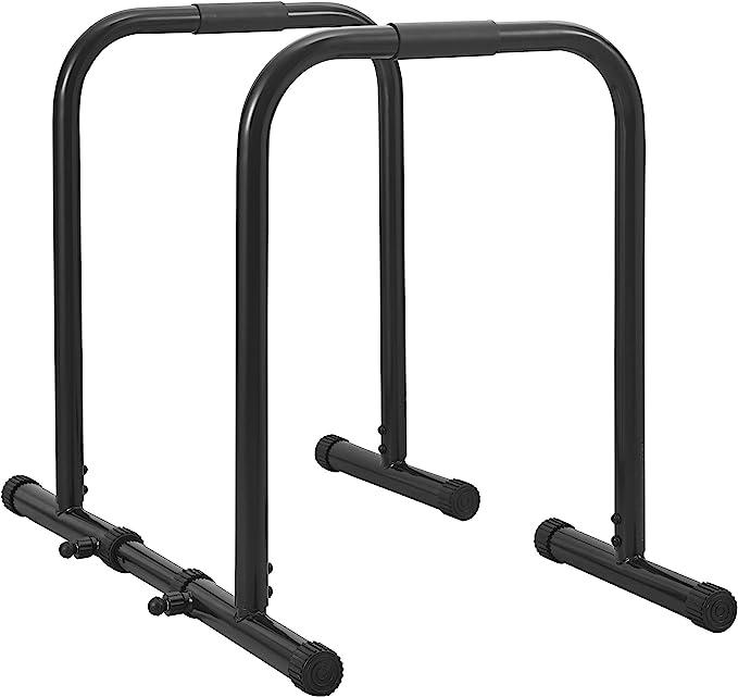 Relife Sports Dip Station Functional Heavy Duty Dip Stands Fitness Workout Dip bar Station Stabilizer Parallette Push Up Stand