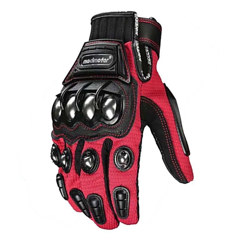 MADMOTOR Motorcycle Knuckle Gloves, Knuckle Motorcycle Motorbike Power Sports Safety Gloves, Durable Steel Outdoor Motorcycle Safety Gloves