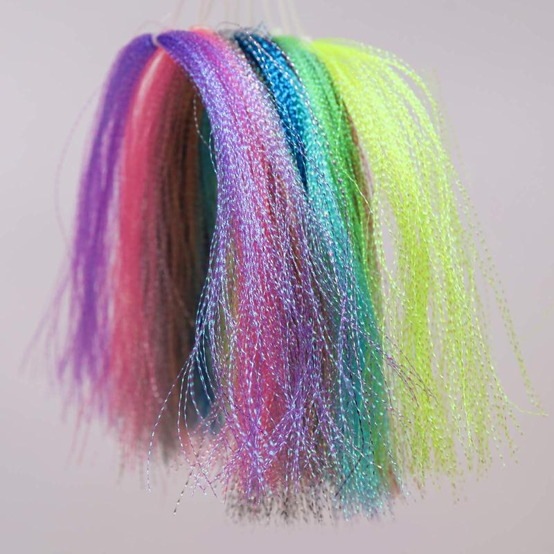 Fly Tying Materials 34bags Crystal Hlash Fly Tieing Kit forHook Lure 150PCS Per Color