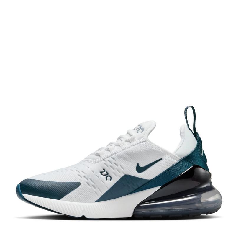 Nike Air Max 270 White Armory Navy HQ1646-100 Womens Athletic Sneakers New