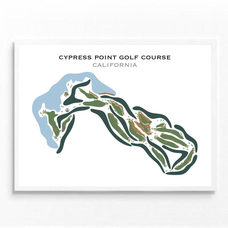 Cypress Point Golf Course, California - Printed Golf Courses