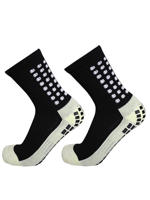 Men's Non-slip Grip Sock Soccer, Breathable Athletic Football Socks, Summer Compression Socks