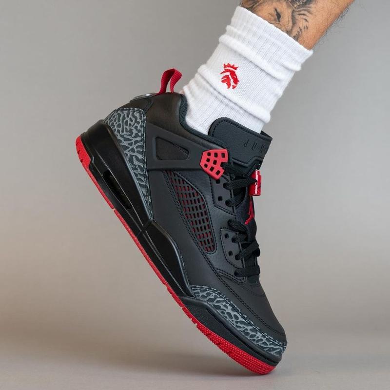 Nike Air Jordan Spizike Low Bred Black Gym Red FQ1759-006 Men's Fashion Sneaker New