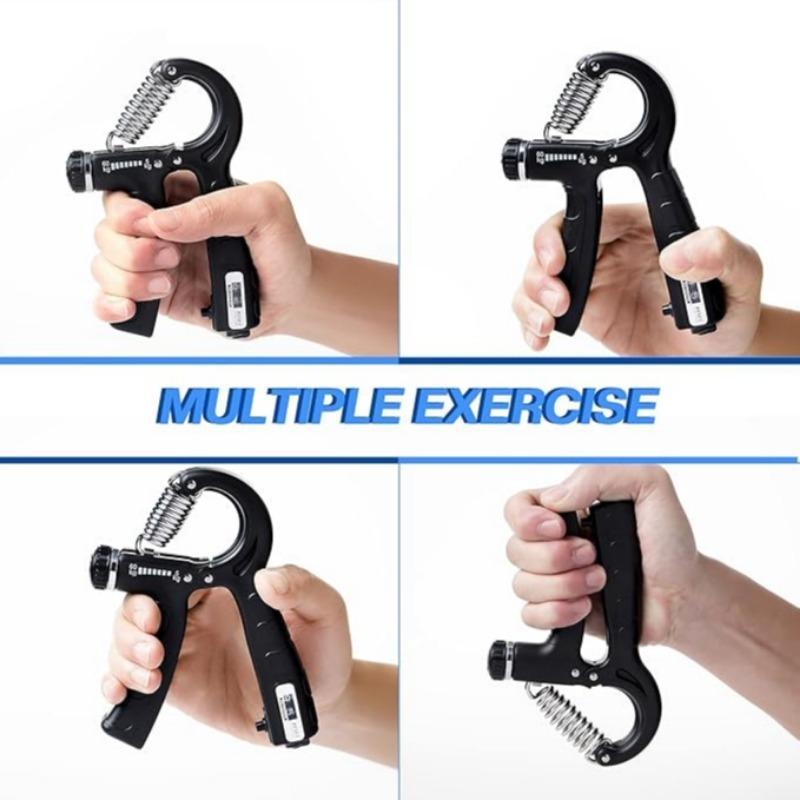 Adjustable Counting Hand Gripper, 1 Count Rubber-coated Electronic Counting Hand Grip, Easy to Use, Portable Fitness Equipment for Home Gym