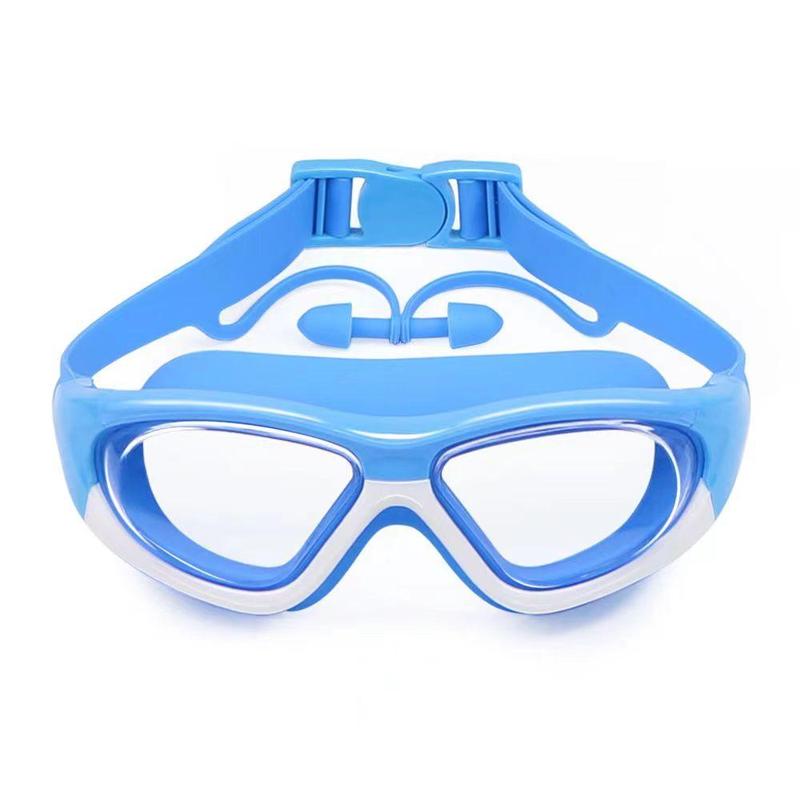 Large Frame Swimming Goggles, Waterproof Anti Fog Swimming Glasses, High Definition Protective Goggles, Water Sports Equipment for Adults