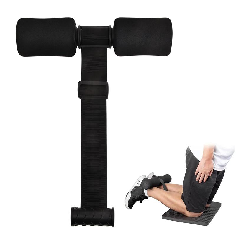 Hamstring Curl Strap, Portable Indoor Sit-up Bar, Unisex Adjustable Sit-up Squat Device for Home Knee Tendon Curler Abdominal Training