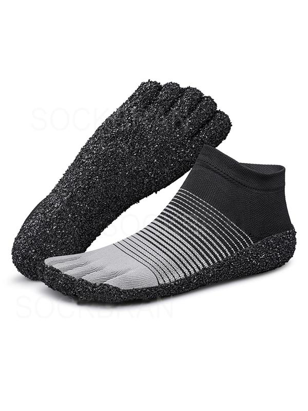 Men's Solid Slip on River Trekking Shoes, Five Fingers Sports  Water Shoes, Barefoot Shoes, Sports Shores for Outdoor, 2024 Summer Water Shoes Aqua Shoes, Shoes for Men, Men Back To School Sports Footwear ( Recommended To Purchase One Size Smaller)