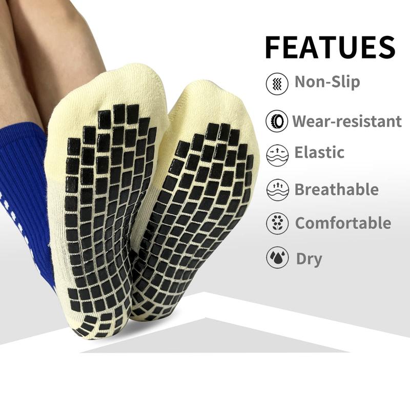 Anti Slip soccer Socks ,Grip Socks for Non Slip Soccer Knee Socks Football Basketball Hockey Sports Socks Youth Men