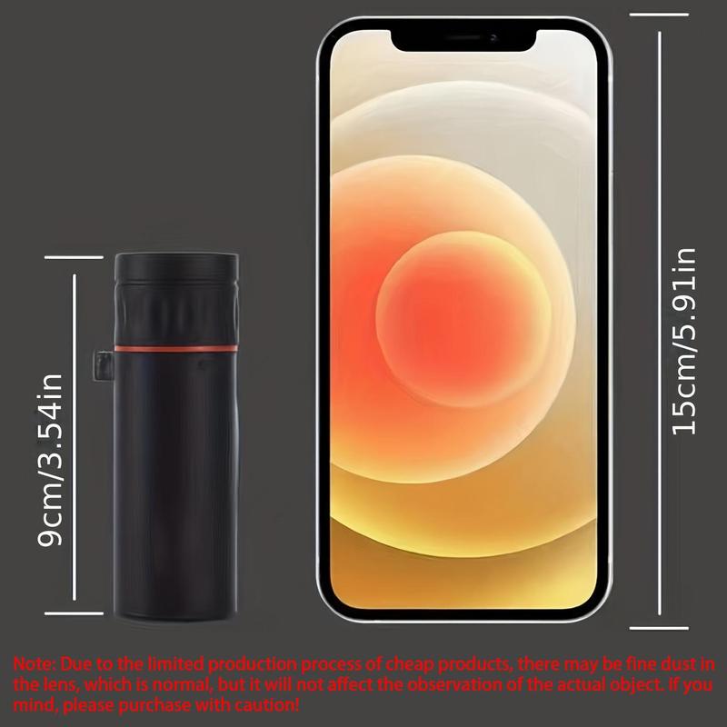 2000x25 HD Magnification Monocular High Power Telescope, Portable Single Tube Telescope, Suitable for Outdoor Camping, Travel, Concerts, Fishing