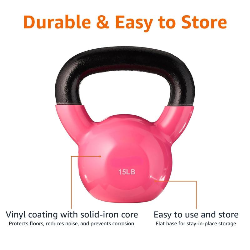 Vinyl Coated Cast Iron Kettlebell