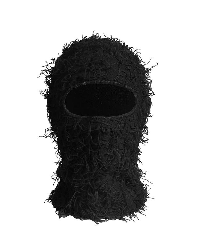 Ski Mask for Men Women Shiesty Mask Shaggy Knitted Full Face Ski Mask Windproof Neck Warmer