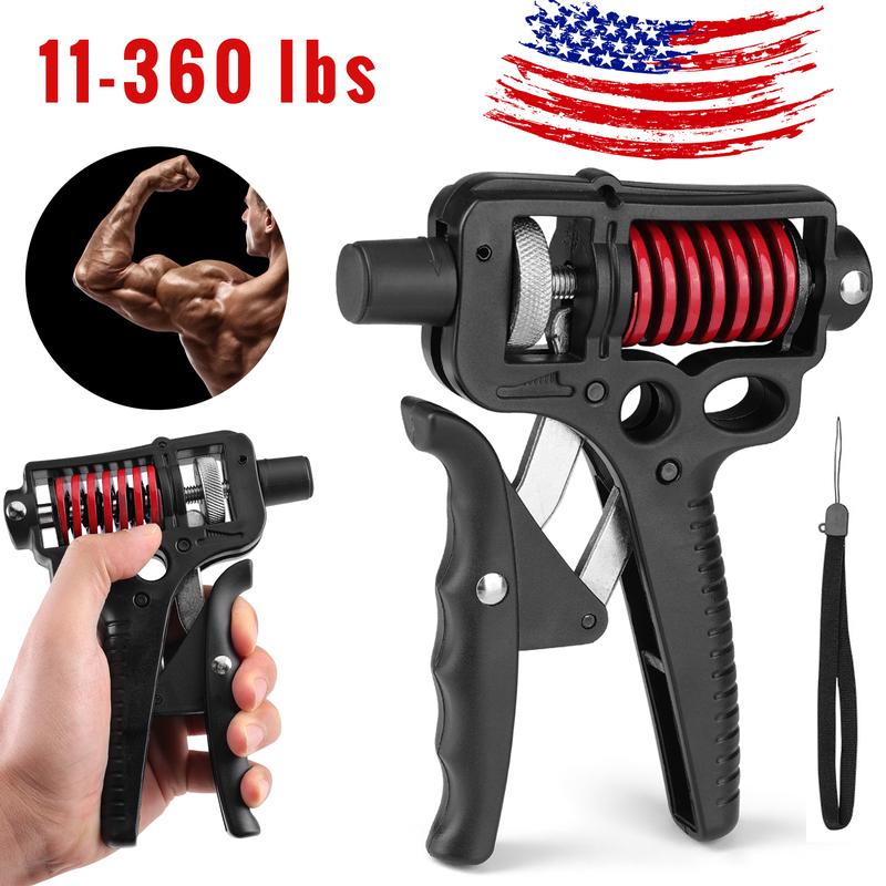 11-360 lbs Adjustable Heavy Hand Gripper Grip Strengthener Finger Expander Train Adjustable Hand hand grip