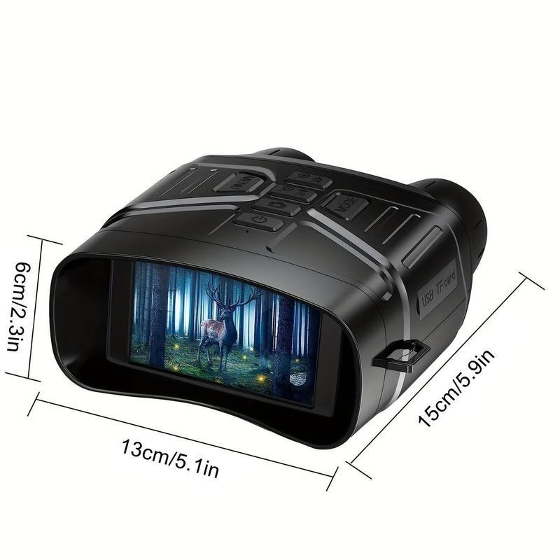 4K Night Vision Goggles with 3 In 1 Large Screen for Adults, USB Rechargeable Lithium Battery Field Observation Goggles, for Wildlife Observation, Camping, Security, and Hurting