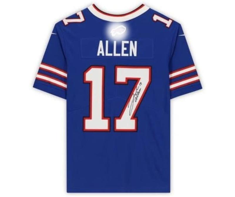 Number 17 Allen Blue Jersey