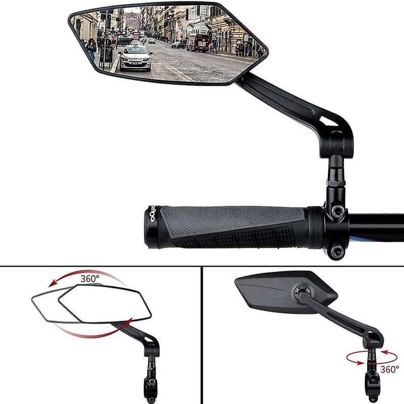 Bicycle Mirror, 1 Count Mountain Bike Handlebar Rearview Mirror, Universal Bike Accessory for Men & Women