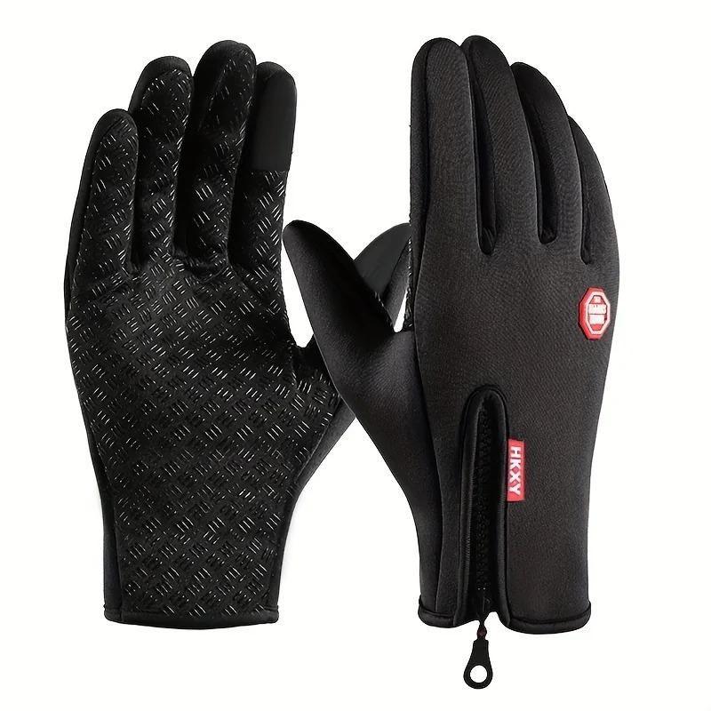 Touchscreen Winter Gloves for Men & Women – Warm, Windproof, Non-Slip Cycling, Driving, and Motorcycle Gloves for Cold Weather