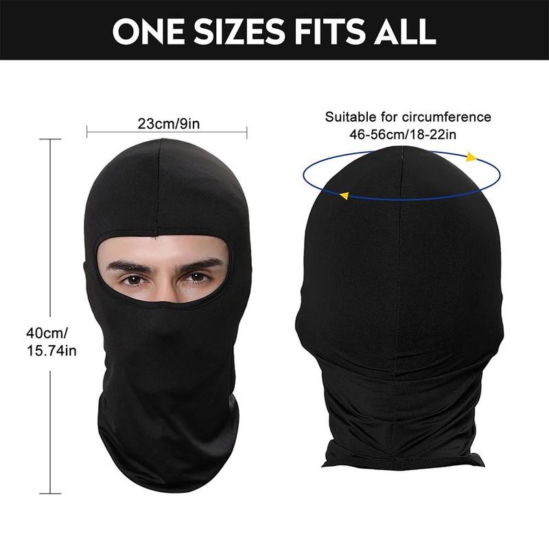 Ski Mask Hat, 6 Counts Summer Full Face Outdoor Mask, Balaclava Mask for Outdoor Motorcycle Cycling, Facial Protection Equipment