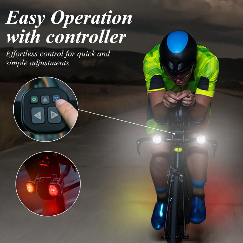 Pathventure  Smart Bicycle Light Performance as Car light With Turning Singal and Double Flash Alarm