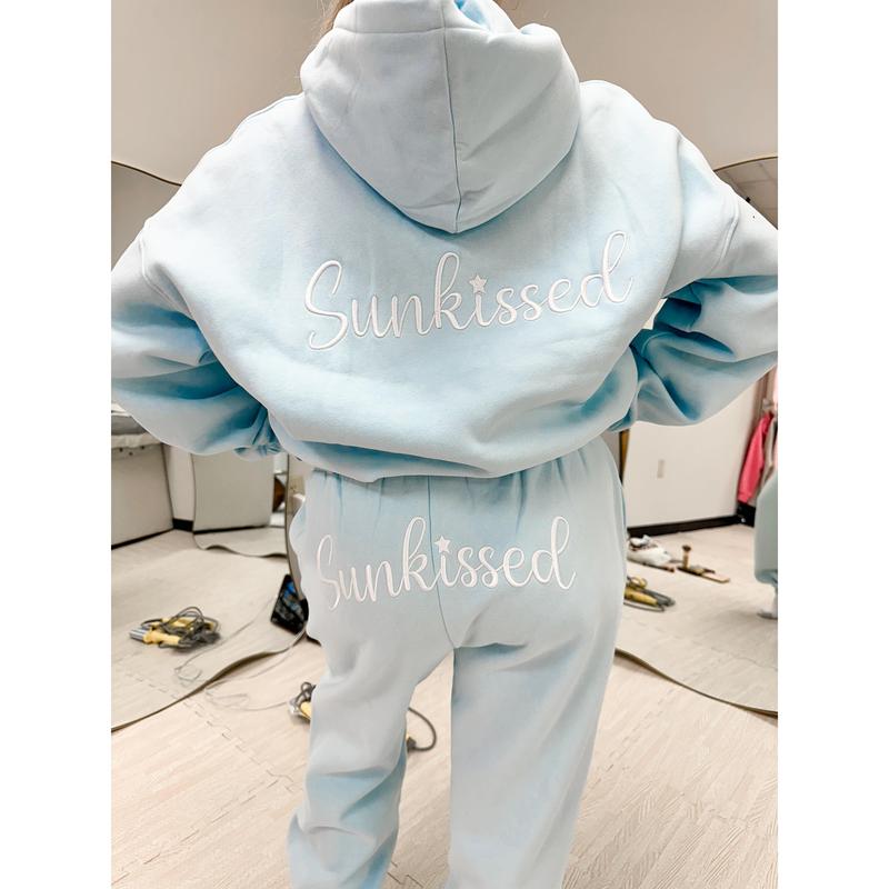 Sunkissed Cursive Embroider Jogger Sweatpants