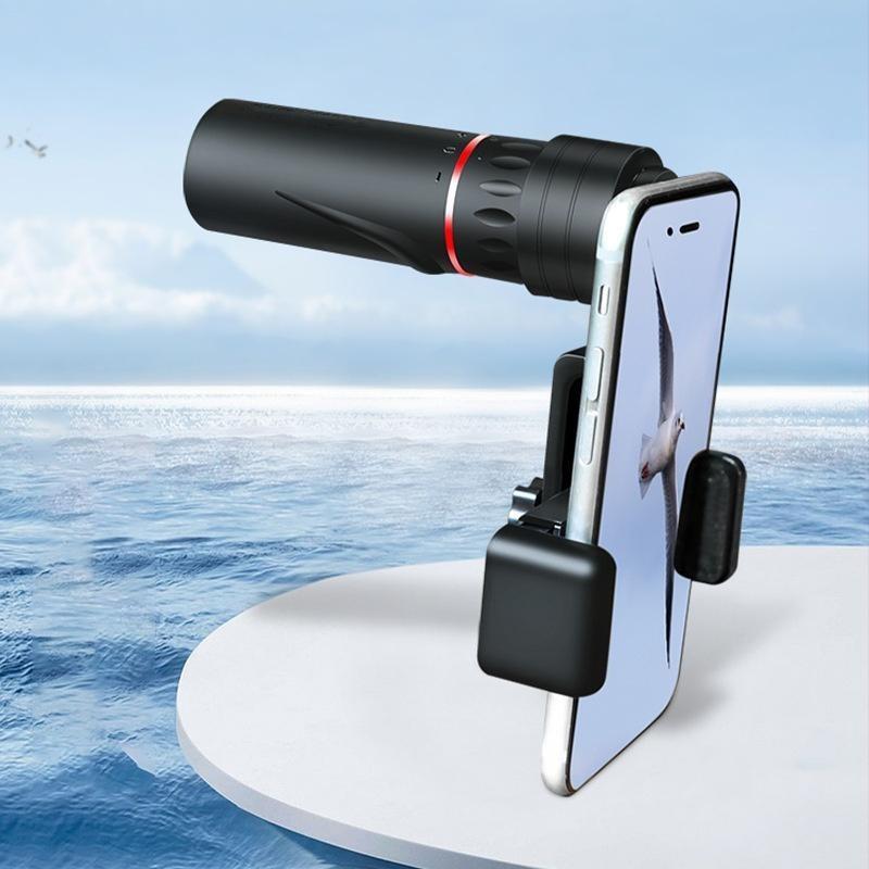 Portable Monocular Telescope, 2000x24 Magnification Monocular Telescope with Phone Holder & Tripod, Outdoor Camping Telescope for Hunting, Travel, Christmas Gift