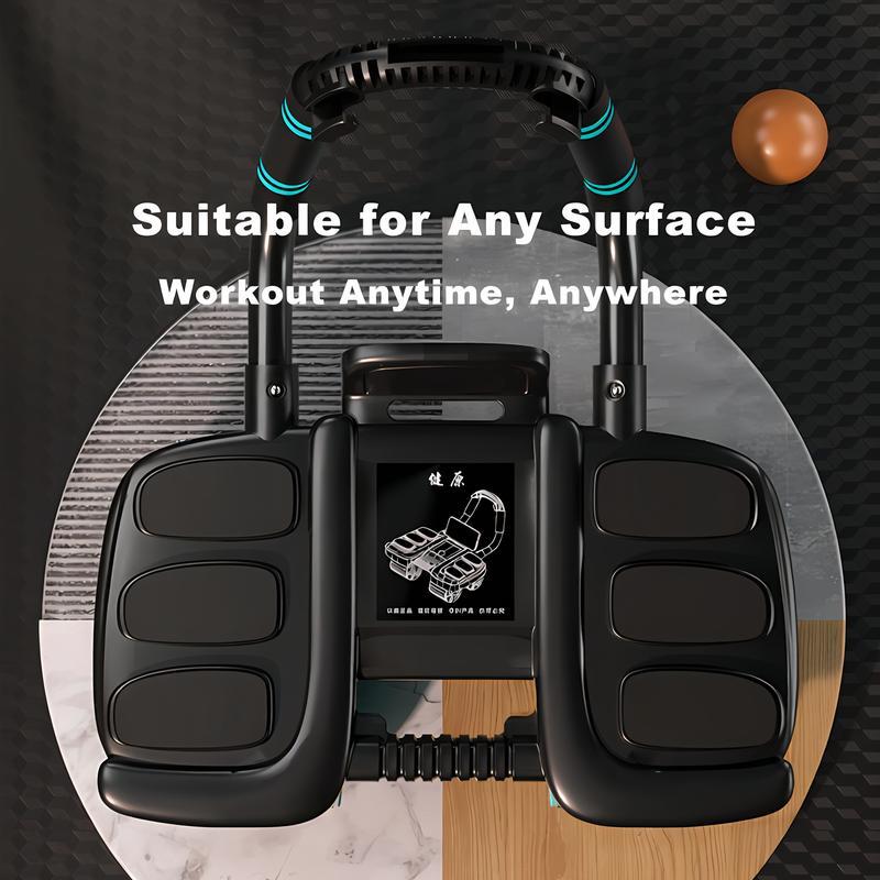 Smart Four-Wheel Automatic Rebound Ab Roller | Home Ab Workout Tool for Easy Core Sculpting