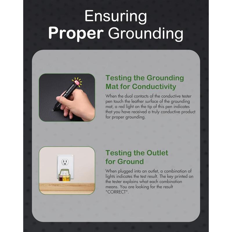 Grounding Mat for Bed, Earth Mat Grounding Pad for Sleeping, Grounding Cord Included (Twin 27