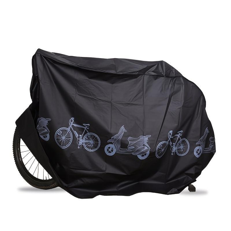 Bike Print Cycling Rain Cover, Waterproof UV Protection Bicycle Cover, Cycling Accessories For Outdoor Cycling