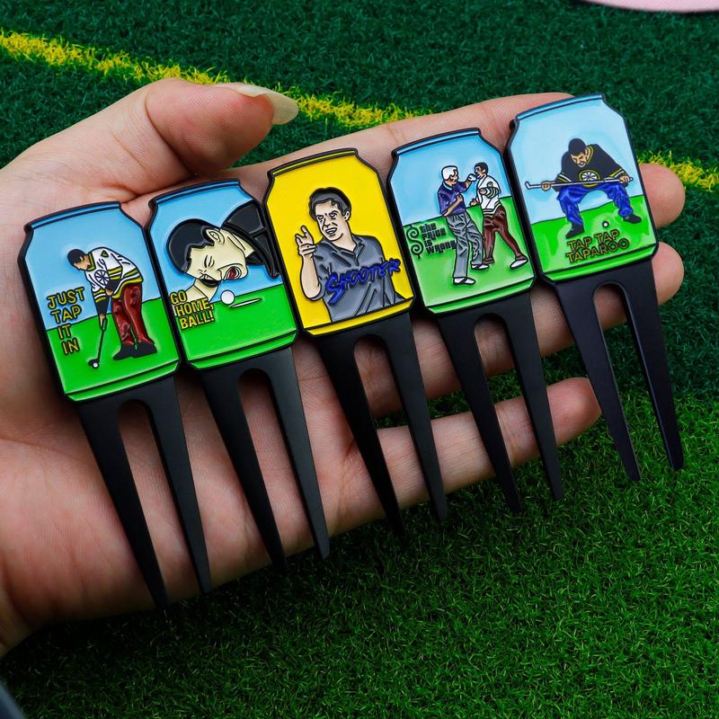 Funny Golf Divot Repair Tool, 4 Counts set Golf Accessories for Men, Golf Enthusiast Gift, Great Gift for Golf Lovers