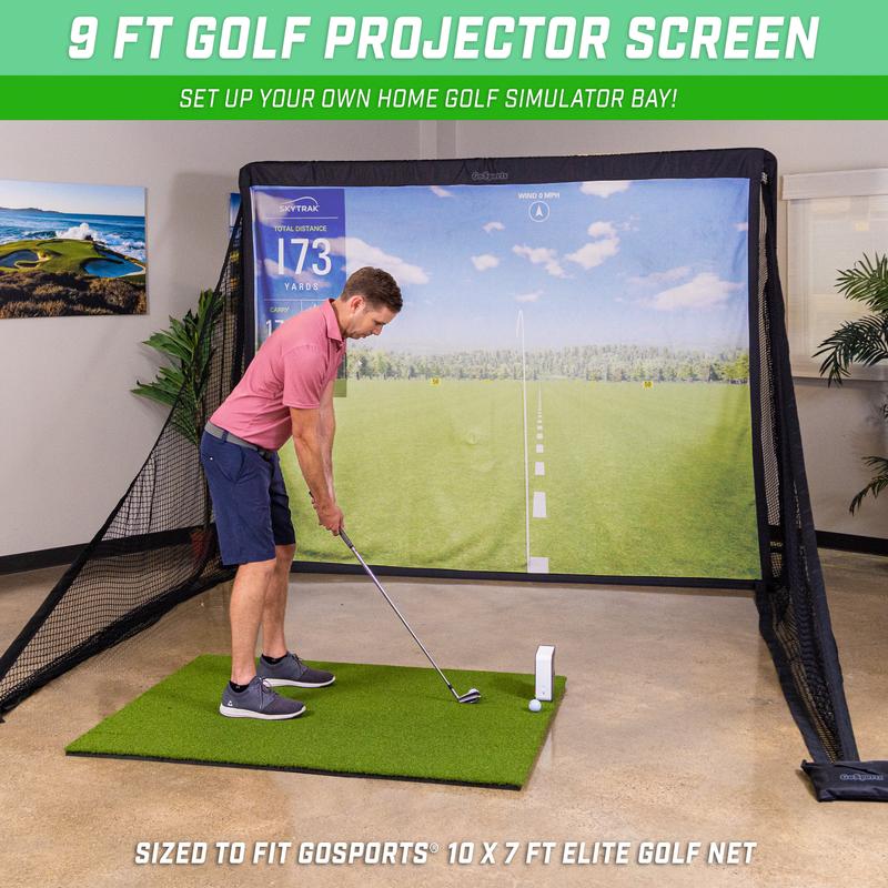 GoSports 10 ft Golf Simulator Impact Screen