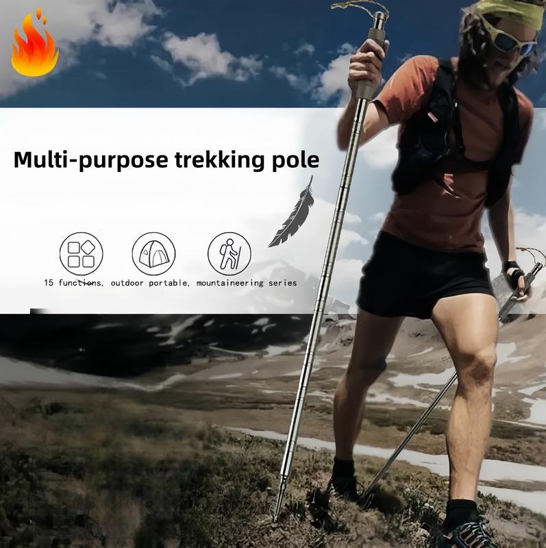 Hiking Pole Detachable Lightweight for Hiking Stick Walking Pole for Man Women Stable Walking  Durable trekking  poles