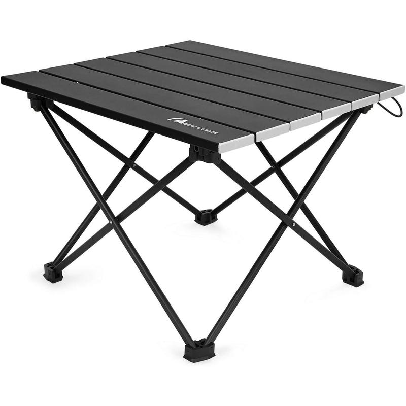 MOON LENCE Camping Table,Folding Beach Table,Small ,Outdoor Ultralight Aluminum Camping Table, Portable Compact Backpacking Travel Table for Beach, Picnics,Cooking, Hiking