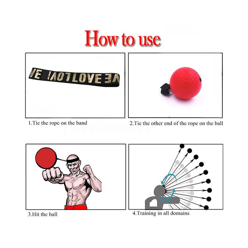 Boxing Reflex Speed Punch Ball for Fitness and Training