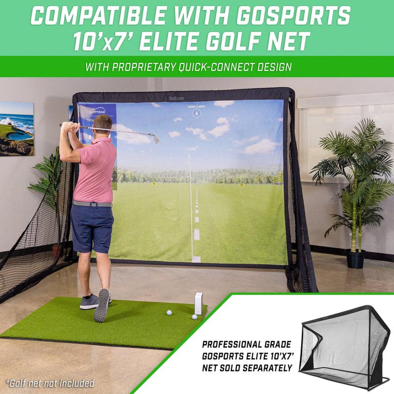 GoSports 10 ft Golf Simulator Impact Screen